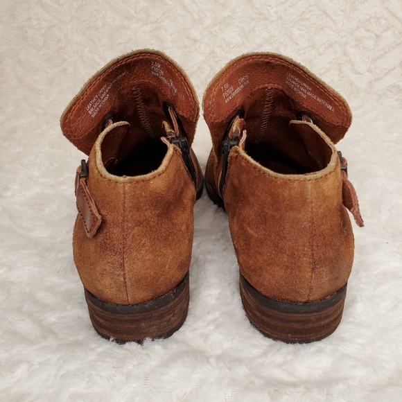 BORN Kristina Rust/Brown 7.5 Womens Booties - Picture 4 of 13
